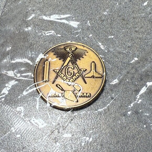 Freeburg Masonic Lodge No. 418 A.F. & A.M. 125th Anniversary Commemorative Coin - Picture 1 of 3